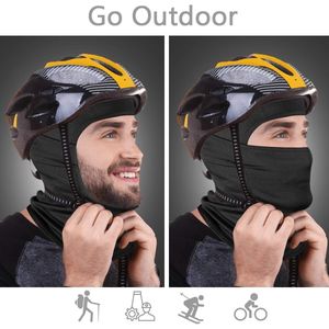 1pc Balaclava Ski Mask voor Mannen & Vrouwen - Lichtgewicht Polyester Gezichtsbeschermer voor Motorfiets, Snowboard & Buiten Sport