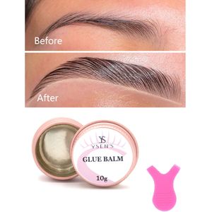 Balsem voor het en stylen van wenkbrauwen - 3D sneldrogende formule met langdurige helderheid, natuurlijke houdbaarheid zonder vlekken