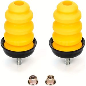 Rubberen Bumperbuffer met Moeren 15712438 523-049 Compatibel voor Chevy Silverado 1500 1999-2007 en voor GMC Sierra 1500 1999-2007 Achterste Bumperbuffer (2 stuks)