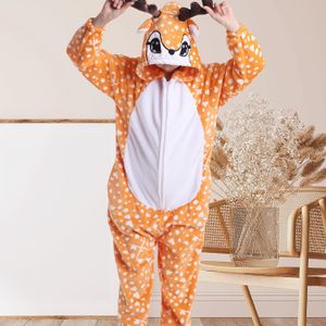 Hertjesstijl Onesie Pyjama's - Vlamvertragende Stof - Verkrijgbaar in Maten, Kerstpajama Familie, Kerstpaj Familie, Familie Kerstpaj, Kerstpaj Kinderen, Kinderen Kerstpaj, Meisje Onesie