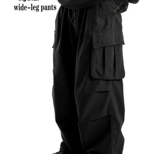 Heren Heavy-Duty Cargo Broek - Non-Stretch Werkbroek met Meerdere Utility Zakken, Broek voor Bouw, Kantoor, Plus Size