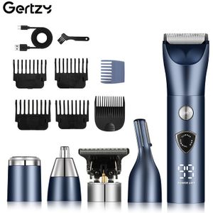 Elektrische Schoonheidsset voor Mannen - USB Oplaadbare Haartrimmer, Wenkbrauw-, - en Oortrimmer, Scheerapparaat en Baardtrimmer, Tondeuse, Vaderdagcadeau