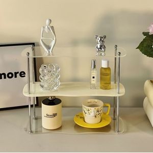 Desktop Shelf, Water Cup Storage, Cup Holder, Detachable Acrylic Perfume Handmade Display Shelf,