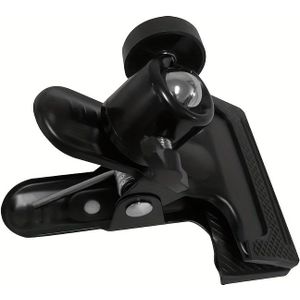 1pc Aluminum Alloy Spring Clamp Mount With 360-degree Rotating Camera Platform For Home Sports Camera Mounting