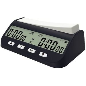 Professional Digital Chess Timer - Multifunctional, Accurate Countdown/ Clock With Large Display, Abs Material, Battery-operated (batteries Not Included) - Ideal For All Chess Players