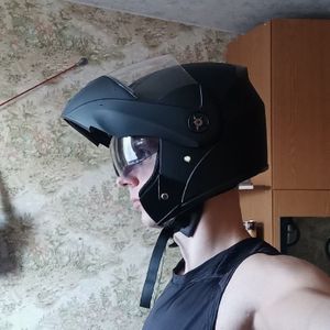 Matte Zwarte Motorfiets met Dubbele Vizieren - ABS Volledige Gezichtsbescherming Winter-Flip-Up, Eenvoudig Omslaan Mechanisme, Sportieve Stijl voor Volwassenen