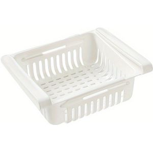 Expandable Kitchen Refrigerator Organizer - Multi-functional Drawer Storage Basket With Drainage, Freshness Preserving Shelf Rack, , Storage Basket