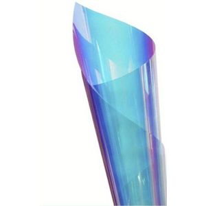 TEMU 1pc Regenboog Raamfolie, Kleurveranderende Raamfolie, Huishoudelijke Zelfklevende Gekleurde Glazen Raamfolie Voor Woonkamer Slaapkamer Home Decor, 17,7x78,7 Inch