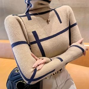 coltrui slanke trui, stijlvolle trui met lange mouwen voor herfst en winter, dameskleding.