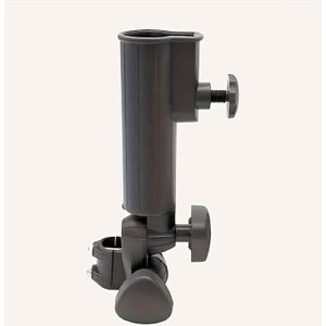 Premium Golf Paraplu Stand - Paraplu Houder Gemaakt van Duurzaam PP Materiaal, Zwarte Kleur, Vereist Boren voor Installatie. Golf Accessoires, Golf Tas Wagen Deel.