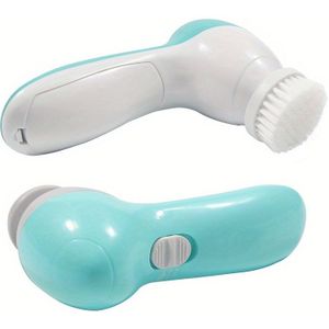 7-in-1 Elektrische Gezichtsreinigingsborstel, Draaiende Exfoliërende Reiniger voor Diepe Reiniging en Exfoliatie - Elektronisch Lichtbeige Wasapparaat als Cadeau voor Moeder op Moederdag