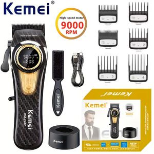 Kemei KM-2242 Krachtige Elektrische Haartrimmer Oplaadbare Professionele Tondeuse met Laader, Knipmachines voor Barbiers, Barbersets en Trimmers