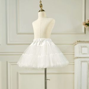 Sportieve stijl pluizige petticoat dagelijkse kleding cosplay hoepelrok, ​​polyester volheid tutu onderrok voor jurken