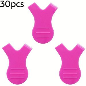 30 stuks Y Tool, Vormige Wimperborstel voor Eyelashtransplantatie en Extensieschonmaak – Zachte Borstellengen - Makkelijk Schoon te Maken Oogschaduwverwijderaar & Stylingtool