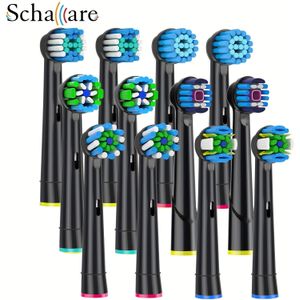 Schallcare 12Pack Vervangende Borstelkoppen voor OB Compatibele Elektrische Tandenborstelkoppen, Inclusief 2 Precisie Clean, 2 Clean, 2 , 2 Whitening Clean, 2 , 2 Efficiënte Clean - 12 Pack