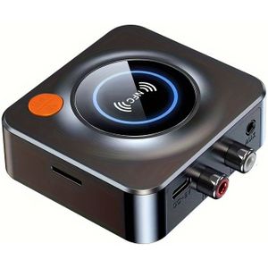 Draadloze 5.1 Audio-ontvanger - Draadloze Adapter voor Thuis Stereosysteem met NFC, 3.5mm AUX, RCA & TF-kaartslot Compatibiliteit, Audio-ontvanger, voor Luidsprekers