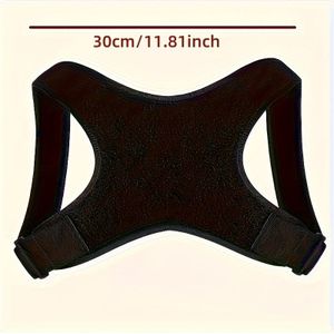 1 stuk Verstelbare Rug- en Sleutelbeen Correctieband, Unisex Anti-Buikbuik Houdingscorrectieband, Eén Maat voor Iedereen