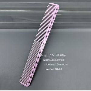 Salon Kapper Dames Korte Haar Hard Kam, Professionele Haarverdunnde Kam, Dames Haar Kam Met Schaal Kam, Grootte Kam, Multicolore Optie