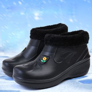 Winterlaarzen met Pluche Voering & Dikke Antislip - Instap Ronde Steunzolen Korte Laarzen, Roze (Roze/Rode Kleuropties Beschikbaar) – Warm / Buiten voor Weer, Handwasbare Knusse Schoenen