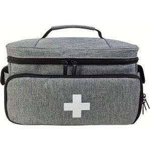 Draagbare medische organizertas, EHBO-opbergpakket met meerdere compartimenten, reismedicijnzakje, container voor noodbenodigdheden