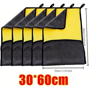 10/5/2 stuks Auto Wasdoek Microvezel Waterabsorberende Droogdoek Dubbellaags Schoonmaakdoek Auto Detailing Microvezel Doek