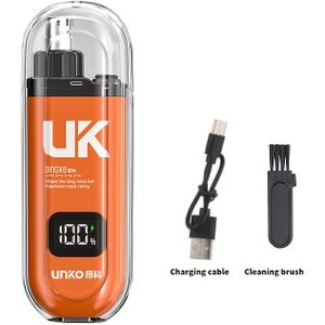 UNKO Draagbare Elektrische Neushaartrimmer met Digitale Display, USB-oplaadbare Lithiumbatterij, Eenvoudig Schoonmaken, voor Mannen & Vrouwen, Neushaarverwijdering
