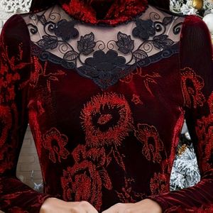 Elegante coltrui met lange mouwen voor dames - Geometrisch , gebreide polyesterstof, pasvorm, herfst/wintercollectie