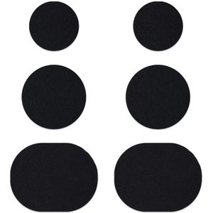 6- Zelfklevende Atletische Reparatiepleisters, Stof Kit voor Gezicht & Reparatie, Duurzame -Schraap Oplossing voor Scheuren & Slijtage