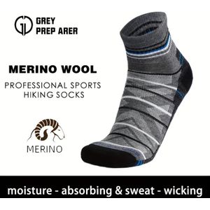 GREYPREPARER Heren Velvet Velours Wandelsokken - Thermisch Geïsoleerde Winter & Outdoor Trekking Sokken met Vochtafvoerende, Ademende & Anti-Blaren