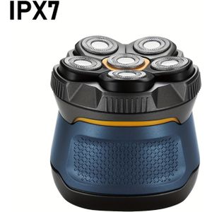 Heren Roterend Scheermes – 6-Messen Elektrisch Schaap voor een Nauwkeurige en Comfortabele Shave, Draadloos Oplaadaarbaat Cadeautip (Echtgenoot/)