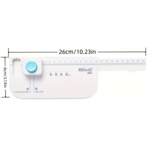 1pc Pvc Board - Alphabet Indexing And Rounded Corner Cutting Tool For Office Organization, Precision Craft Paper Scissors - Plastic Cutting Board For Crafting And Indexing