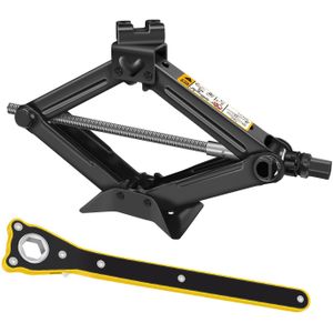 Scharenkrik voor Auto, Scharenkrik met Ratel, Zware Stalen Scharenkrik 11-39cm Tilgereedschap voor Auto en Bestelwagen Noodautokit, Gereedschap voor Banden Reparatie en Wisselen