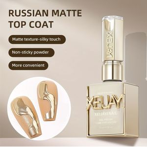 1 stuk 15ml Russische Matte Coat Gel Polish Seal UV Design Matte Basislaag Gel Gel