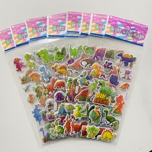 8sheets Cute Colorful Dinosaur Stickers Set Decorative Decal For Scrapbooking, Laptops, Helmets, And Water Bottles, Phone Cases, Diy Decorations Sticker Random Style