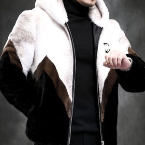 Herenvest van Luxe Nepnert met Capuchon - Warme, Casual Winterjas met Ritssluiting voor Buitenactiviteiten