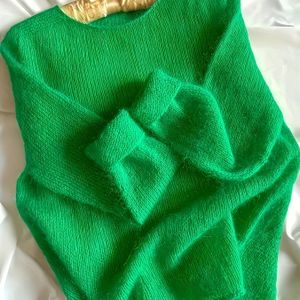 Vrouwen Kleur Ronde Hals Lange Mouw Trui