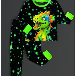 Ondergoed Set - Zacht Ademend Luierloos Speelkleding, Kliksluiting Shorts & Ronde Hals Shirts, Wasmachinebestendige Kleding & (Casual Lente/Herfst Outfit)