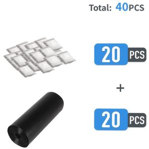 20 stuks/40 stuks Sneldrogende Draagbare Toilet Gel Pads | Wegwerp Handzakjes, Geschikt voor Kamperen, Reizen, Thuis, Noodtoilet RV Toiletonderdelen