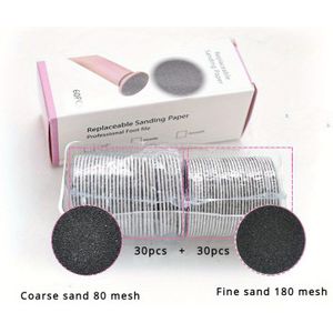 60 stuks, Nagelgereedschap Voetscrub voor het Verwijderen van Dode Huid Lichtbeige