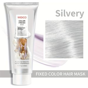 Zilveren Professionals Kleur Frisse Masker, Schadevrij, Kleurdepositerende Haarmasker met Avocadoolie, Siliconevrij, 7.77oz