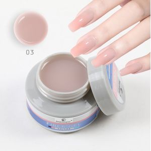 Builder nagelgel 3 kleuren LED/UV- vezelgels Helder Versterken nagelverlengingsgel Nagelkunstmanicure 30ml Nagelaccessoires voor salon Thuisgebruik