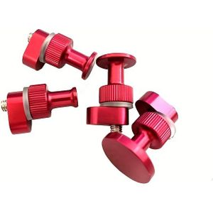 4pcs Aluminum Alloy Glue Tabs Hail Dent Slide Hammer Accessory Auto Body Repair Tool Paintless Hail Dent Removal Tool Car