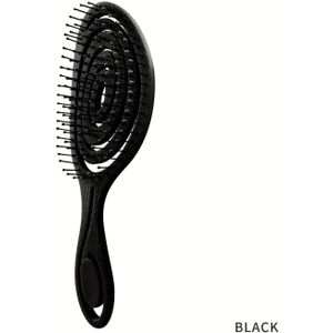 Ovale Haarkam met Uitsparingen voor Het Ontwarren van Nat of Haar