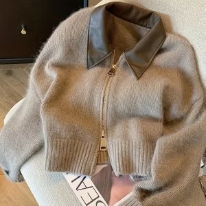 Casual Damesvest met Rits aan de Voorkant - Zacht Beige Lange Mouwen Lagenstuk voor Lente/Herfst, Veelzijdig Kleurontwerp, Verfijnde Uitstraling, Kwaliteitsvakmanschap