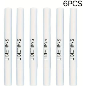 6-Pack SMILE-KIT Tandenborstels - , Geen Borstelen Nodig, Formaldehydevrije Gel voor Basisreiniging &, Essentiële Mondverzorging | Tandpasta