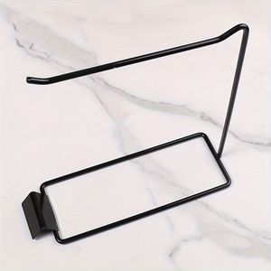 Fan-shaped Nail Art Display Stand – Quick & Efficient Gel Polish Practice Palette With Color Card Holders, No Power Needed, Black Metal Frame, Convenient For Nail , Nail Art Supplies