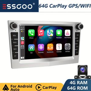 ESSGOO 7 inch/17,78 cm 4+64GB Android14 Autoradio voor Opel C/D en B en G met CarPlay en Auto, HD-IPS Touchscreen R USB RDS GPS NAVI WIFI AHD Camera