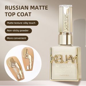 1 stuk 15ml Russische Matte Coat Gel Polish Seal Design Matte Basislaag Gel Gel