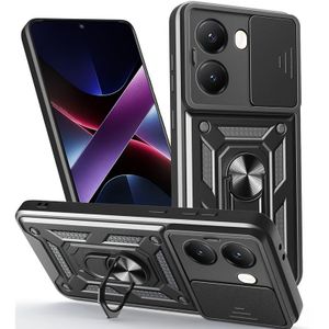 Shockproof Protector Heavy Hard Case With Metal Stand For Poco X7 Pro X6 Pro F7 Pro C75 C65