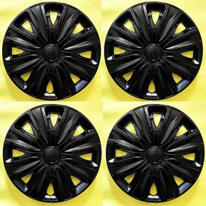 4 universele wieldoppen voor auto's, 15-inch ijzeren compatibel, duurzaam PP-kunststof, multi-kleuropties voor voertuigwieldecoratie.